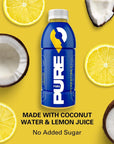 Pure Fuel Hydration Limitless Lemonade Flavor Hydration Drinks  PlantBased Healthy Electrolyte Drinks with Turmeric and BVitamins  No Added Sugar  12 Pack x 169 fl oz Bottles