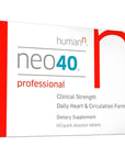 Neo40 Professional - Nitric Oxide Booster with Methylfolate - Natural Blood Pressure Supplement - May Help Support Healthy Blood Pressure, Circulation and Cardiovascular Health - 60 Tablets