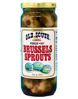 Old South Brussels Sprouts Pickled Hot 16oz glass jar