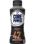 Core Power Elite High Protein Milk Shake 42g Pack of 12 3 Flavor Variety  Chocolate Vanilla and Strawberry 14 Fl Oz by World Group Packing Solutions