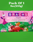 Jelly Beans 1 Pack 9oz Bag of BrachsJelly Beans Candy Deliciously Vibrant Flavors Individually Wrapped Perfect Assorted Candy jelly beans