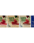 Santa Cruz Organic Apple Sauce Pouch Snacks 3 Flavor Variety  1 Each Apple Strawberry Apple Apple Cinnamon 4 Count Boxes Plus Recipe Booklet Bundle