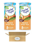 Crystal Light Peach Iced Tea Artificially Flavored Powdered Drink Mix  Pack of 2