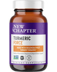 New Chapter Turmeric Supplement, One Daily, Heart, Brain & Healthy Inflammation Support, Supercritical Turmeric Curcumin Means No Black Pepper Needed, Non-GMO, Gluten Free - 60 Count (2 Month Supply)