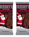 HERSHEY'S Build-A-Santa Milk Chocolate, Christmas, Candy Bar, 4.32 oz (2 Pack)