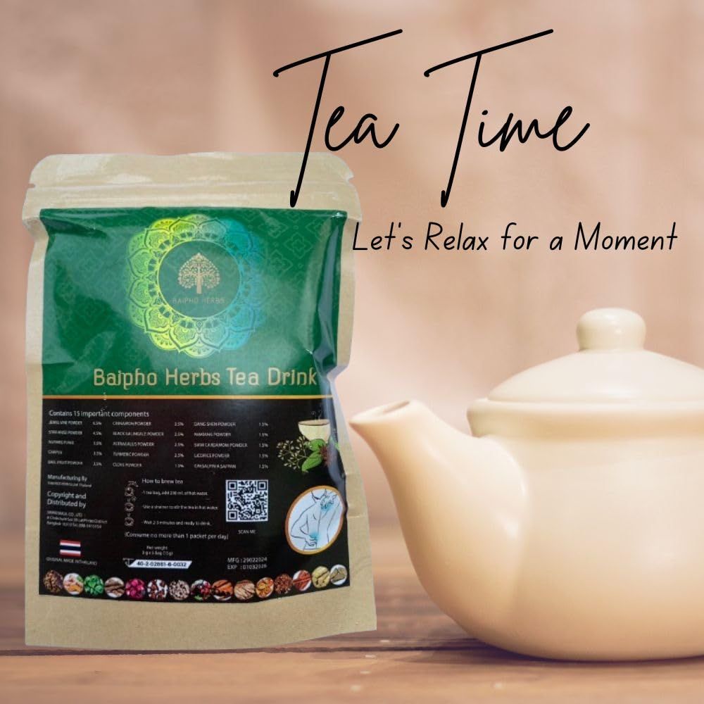 Generic Sometime At Me Tea Organic Thai Herbs Natural Thai Herbs Blend 15 Herbs from Thai Kitchen 1 Pack 5 Small Tea Bags