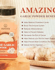 Homtiem Garlic Powder 12 Oz (340g), Culinary Grade, Garlic Powder Seasoning for Cooking, Garlic Powder Spice, Vegan, Gluten Free, Non-GMO, Non Synthetic - 100% Pure Garlic Powder