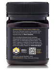 Kiva Raw Manuka Honey, Certified UMF 20+ | MGO 850+ | 100% Pure Genuine New Zealand (8.8oz/250g Bottle) | Non-GMO | No Antibiotics | Traceable | UMF & MGO Certified