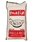 Matiz Valenciano Paella Rice from Spain 22 lbs Traditional Spanish MediumGrain  Risotto Arrow Negro Seafood Dishes  Natural Flavor  Soy and Gluten Free