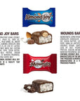 Hersheys Almond Joy  Mounds Assortment  Individually Wrapped Pieces  Bulk Party Pack of Milk Chocolate Almond Joy and Dark Chocolate Coconut Mounds  Chocolate Treats for Kids and Adults  Gluten Free Chocolate Candy  2 Pound Pack of 1