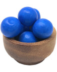 YANKEETRADERS Bright Blue Fruit Flavored Gumballs 1 2 Pounds Bulk