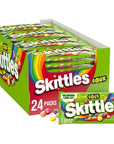 SKITTLES Sour Summer Chewy Candy Bulk Assortment, 24 Ct Bulk Candy Box