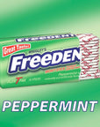 Wrigleys Freedent Peppermint Gum 15Stick Pack 12 Packs