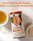 The Republic of Tea  Clarity and Calm SuperAdapt Herbal Tea 36 Tea Bags Organic Caffeine Free Ashwagandha