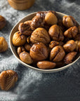 Fruidles Organic Whole Chestnuts Roasted And Peeled Chestnut Kosher for Passover  3 Oz Bag 3Pack