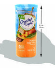 Crystal Light Peach Iced Tea Drink Mix 12Quart Canister Pack of 7