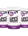 Lifes Grape Raisins  Vine Dried Grapes from California USA  NonGMO Dried Fruits and Raisins No Sugar Added  All Natural Fruit Snacks for Kids and Adults 3 pack