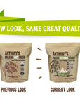 Anthony's Organic Oat Fiber, 1.5 lb, Gluten Free, Non GMO, Keto Friendly, Product of USA