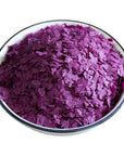 GUOSETIANX Cooked purple sweet potato flakes breakfast brewed into drink powder 1058 oz 300 g purple sweet potato mashed flakes nougat dessert baking decoration flakes