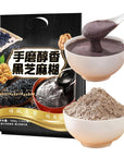 SIJIYUNLIHand Grinding Black Sesame Paste 500g1763oz Breakfast black sesame sauce sesame powder