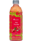 Alovated Aloe Vera Veggie Drink Pink Thunder Watermelon and Cucumber Real Aloe Pulp Extra Vegetable Fiber Added 169 Fl Oz 6