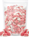 Strawberry Puffy Gummy Candy  Bulk Pack 2 Pounds  Pink Sweets