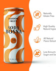 Soda Bossa Soda Variety Pack Brazilian Inspired Soda Real Cane Sugar Low Calorie Canned Soda Refreshing Tropical Flavored Sodas Vegan Soda Assorted Soda Pack of 8 Sodas 12 fl oz per Can Soda