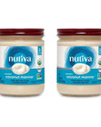 Nutiva Organic Coconut Manna Puréed Coconut Butter, 15 Oz (Pack of 2), USDA Organic, Non-GMO, Whole 30 Approved, Vegan, Gluten-Free & Keto, Creamy Spread to Boost Smoothies & Oatmeal