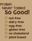 No Nuts 100 Nut Free Dairy Free Vegan Protein Bars Chocolate Chip Organic Kosher EggFree NonGmo  DairyFree Protein Bars