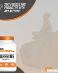 BulkSupplements.com Caffeine Capsules - Caffeine Supplements, Caffeine Pills 100mg - Caffeine Capsule, Stay Awake Caffeine Pills - 1 Capsule per Servings, 300-Day Supply, 300 Capsules