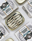 Otter Kingdom Two Layer Brisling Sardines in Extra Virgin Olive Oil Wild Caught 375OZPack of 12