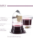 Cups Prefilled Communion Cups  Tray  Seatback Pew Compatible Prefilled Communion Cups and Wafer  Concord Grape Juice and Bread  Box of 200  EASY Open Fresh Communion Made in the USA