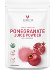 VELOTO Organic Pomegranate Juice Powder Pure Pomegranate Powder Fruit Freeze Dried Powder Natural Vitamin C Vegan Sweetener Superfoods for Smoothies Yogurt  Shake Gluten Free Non GMO 1 lb