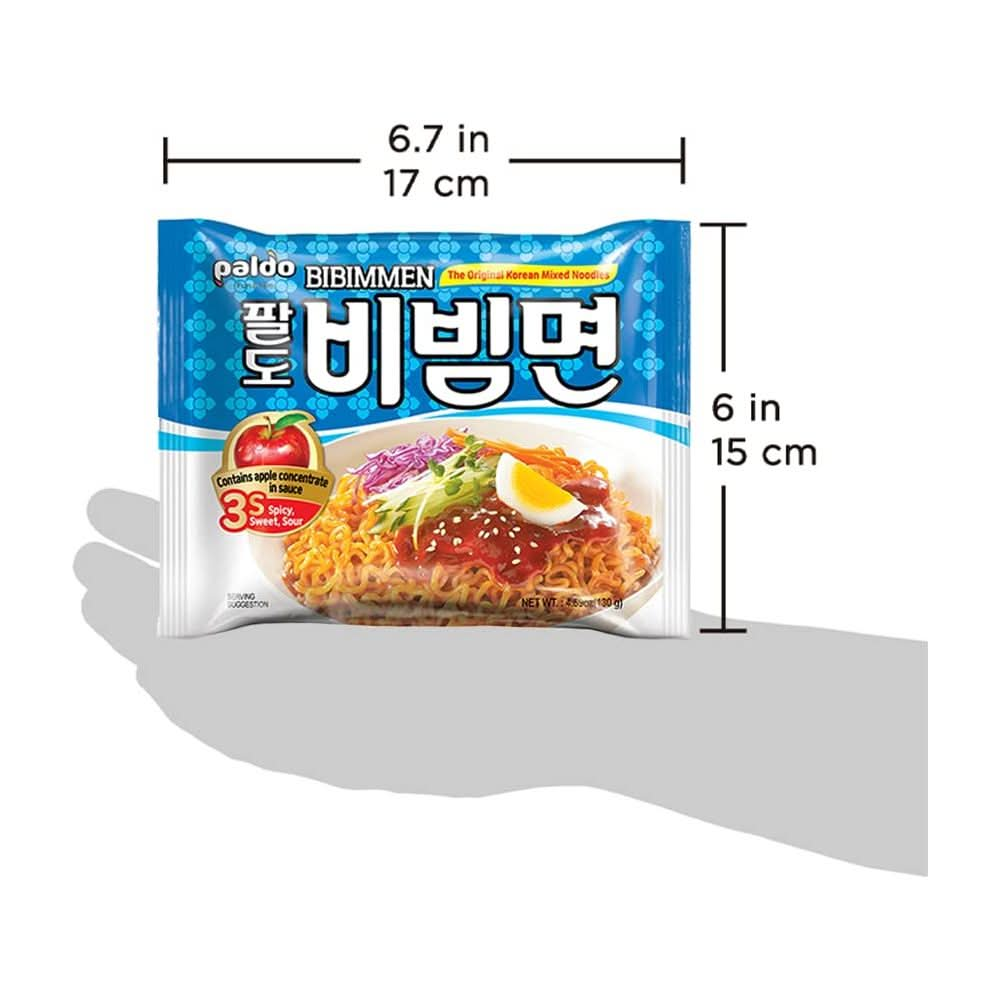 korea Paldo Bibim myun Cold Noodle instant ramen sweet spicy sauce 130g 10 pack