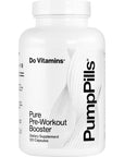 PumpPills Nitric Oxide Supplements for Men & Women - 120 Capsules