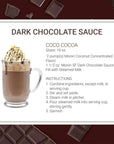 Monin  Sugar Free Dark Chocolate Sauce Velvety and Rich Great for Desserts Coffee and Snacks GlutenFree 12 Ounce 6Pack