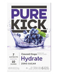 Pure Kick Hydration Singles To Go Drink - 3 Boxes with 6 Packets Each -18 Total Servings