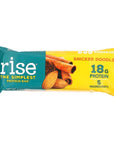 Rise Whey Protein Bar, Snickerdoodle, Healthy Breakfast Snack Bar, 18g Protein Bar 3g Dietary Fiber, 4 Natural Whole Food Ingredients, Simplest Non-GMO, Gluten Free, Soy Free Bar, 12 Pack…