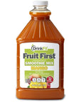 DrinkFit Fruit Smoothie  Real Fruit Puree Low Sugar GlutenFree  NonGMO Mango Smoothie Mix  Makes 32 Smoothies 64 Fl Oz Mango