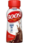 BOOST Original Nutritional Energy Drink  Balanced Nutritional Shake Variety  High Protein  Chocolate Strawberry Vanilla Flavors  10g Protein 27 Vitamins  Minerals  8 Fl Oz Bottle In BETRULIGHT Value Pack of 6 Sampler