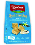 Loacker Quadratini Vanilla Wafer - 125 Gm