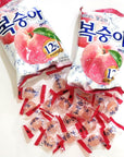 LENITH KFood Korean Favorite Flavor Peach CandyHard Candy 153g Peach Candy