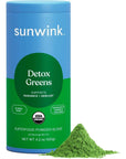 Sunwink Detox Powdered Greens - Organic Super Greens Powder