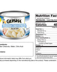 GEISHA Water Chestnuts Sliced 8OZ Pack of 12 Water Chestnuts  Kosher Certified  No Salt  Sugar added  Gluten FreeLess than 100 Calories per Container