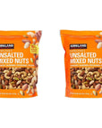 Kirkland Signature QNKDQK Extra Fancy Unsalted Mixed Nuts 25 LB 2 Pack of 40 Ounce 99451458768