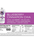 Blueberry Cinnamon Chia Superfood Juice  Digestion  Sport Health 10 oz 12 Pack