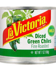 LA VICTORIA Fire Roasted Diced Green Chiles Mild 7 Oz