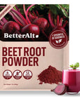 Better Alt Beet Root Powder - 16oz, 100% Natural Nitric Oxide Booster, Beet Juice Powder, Superfood for Healthy Heart, Beets Powder Supplement, Beetroot Powder, 112 Servings,1lb