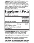 Garden of Life Baby Vitamin C Drops for Infants and Toddlers, Organic Whole Food Liquid Vitamin C 45mg Immune Support for Babies from Amla Fruit, Citrus Flavor, Vegan & Gluten Free, 56 mL (1.9 fl oz)