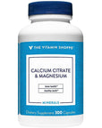 Calcium Citrate & Magnesium (300 Capsules) by The Vitamin Shoppe